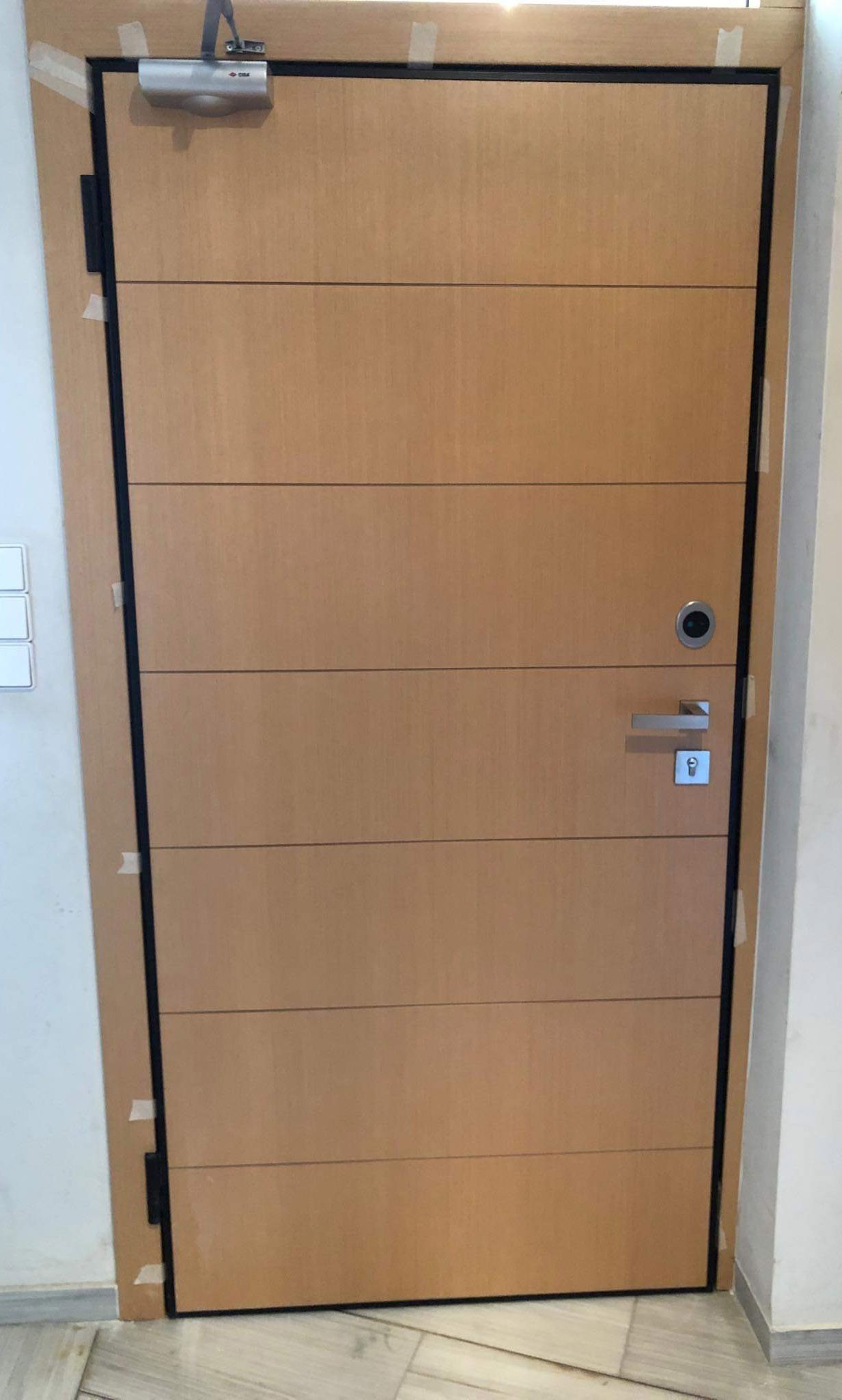 Τοποθέτηση θωρακισμένης πόρτας