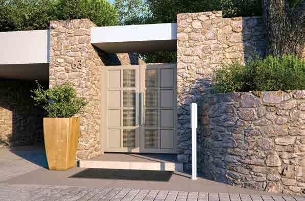 Αυλόπορτα αλουμινίου Aluminco Cubic