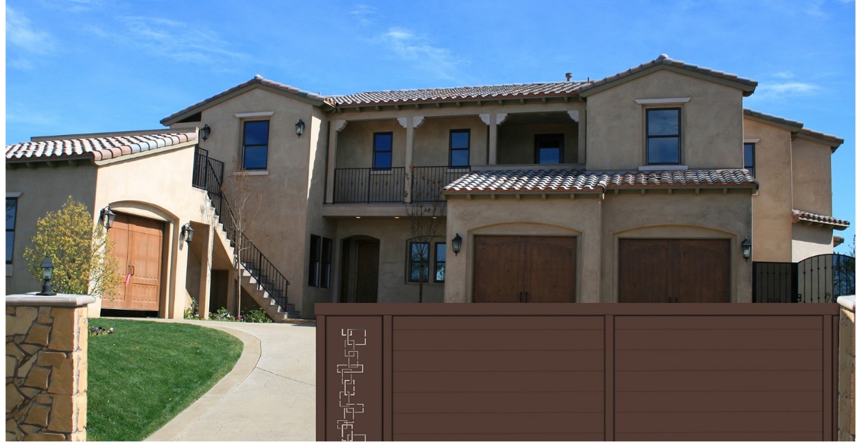 Αυλόπορτα αλουμινίου Style Doors Prestige Classic C101