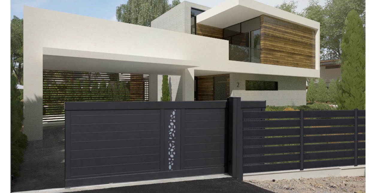 Αυλόπορτα αλουμινίου Style Doors Prestige Classic C102