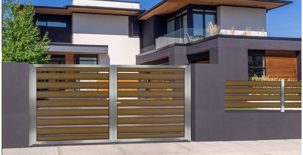 Αυλόπορτα αλουμινίου Style Doors Modern M491