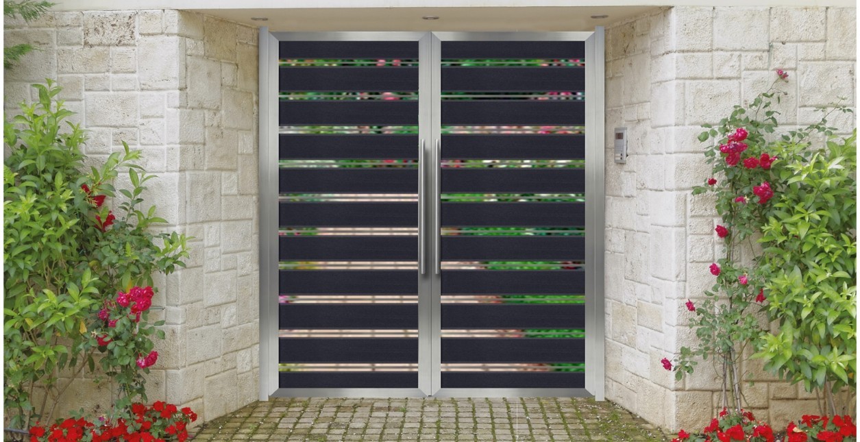 Αυλόπορτα αλουμινίου Style Doors Modern M492