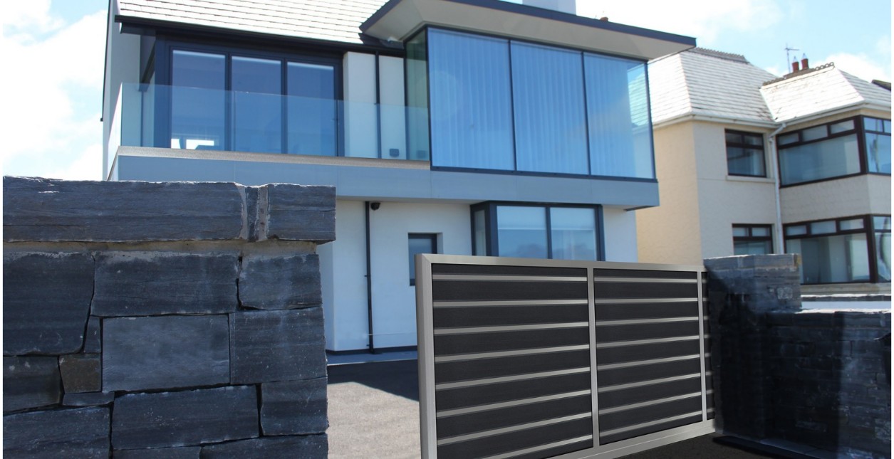 Αυλόπορτα αλουμινίου Style Doors Modern M493