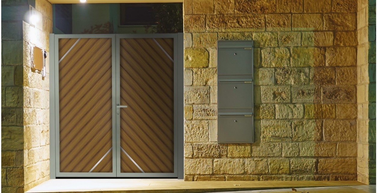 Αυλόπορτα αλουμινίου Style Doors Modern M680