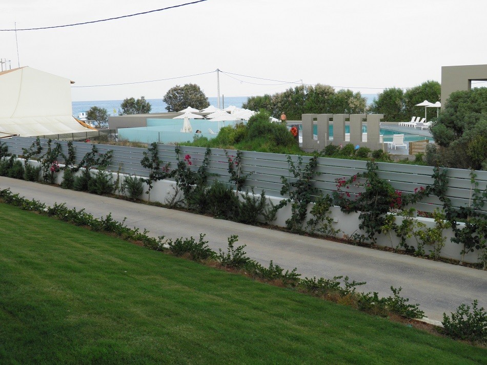 Μακεδονική MS-150 περίφραξη αλουμινίου 6 σειρών