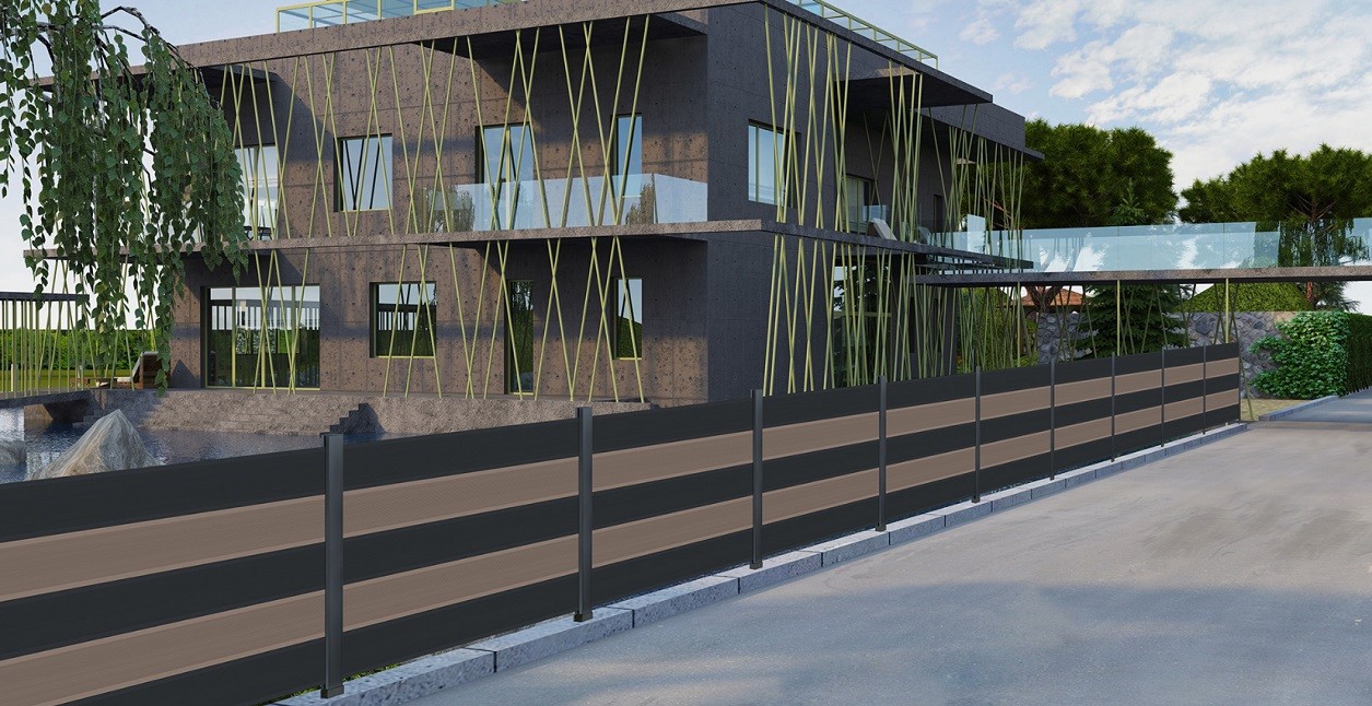 Περίφραξη αλουμινίου Style Doors Classic C6480D