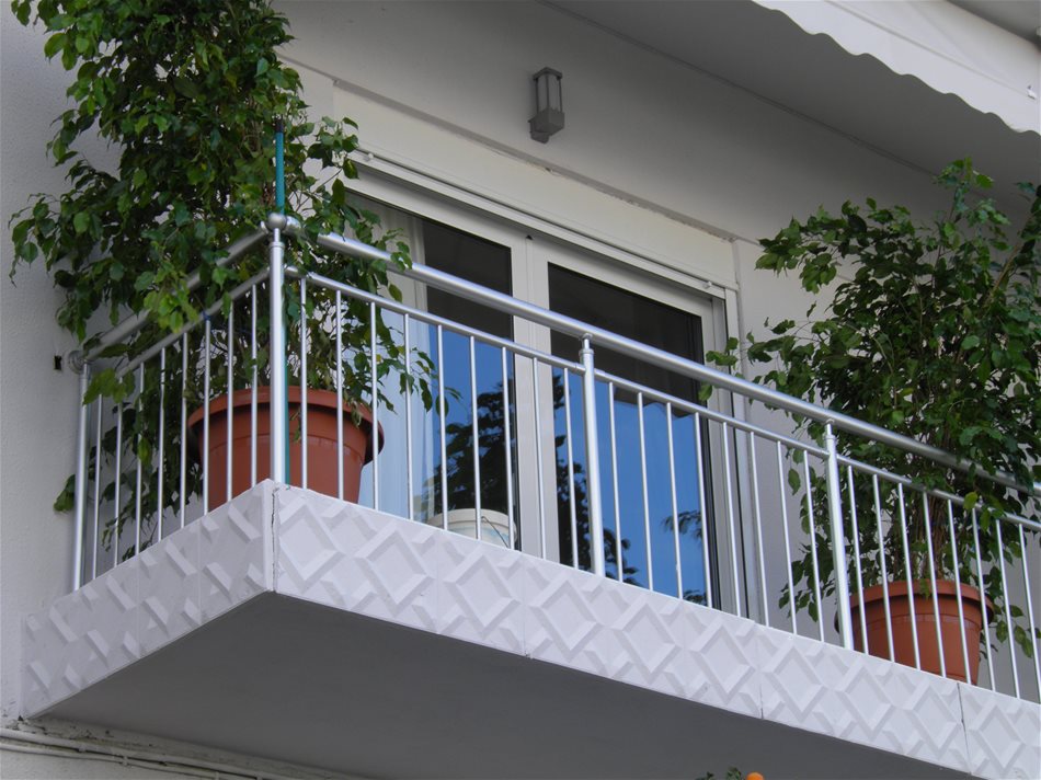 Κάγκελα αλουμινίου Inox Μακεδονική MS-500