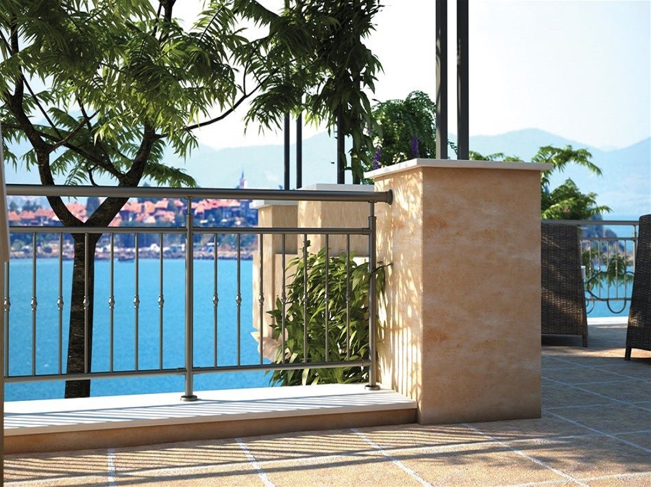 Κάγκελα αλουμινίου Inox Μακεδονική MS-510