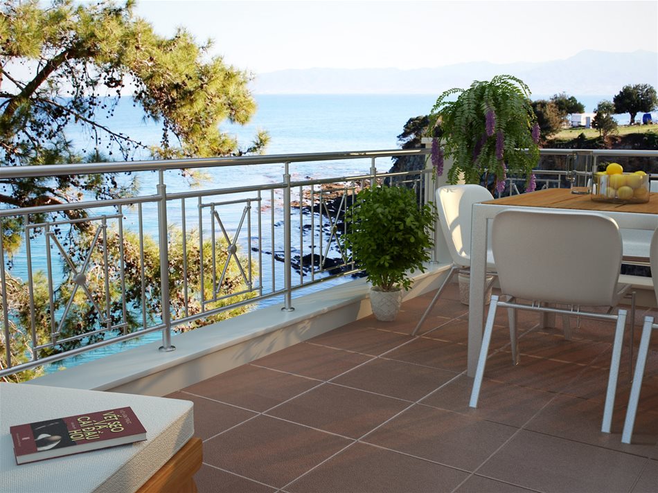 Κάγκελα αλουμινίου Inox Μακεδονική MS-620