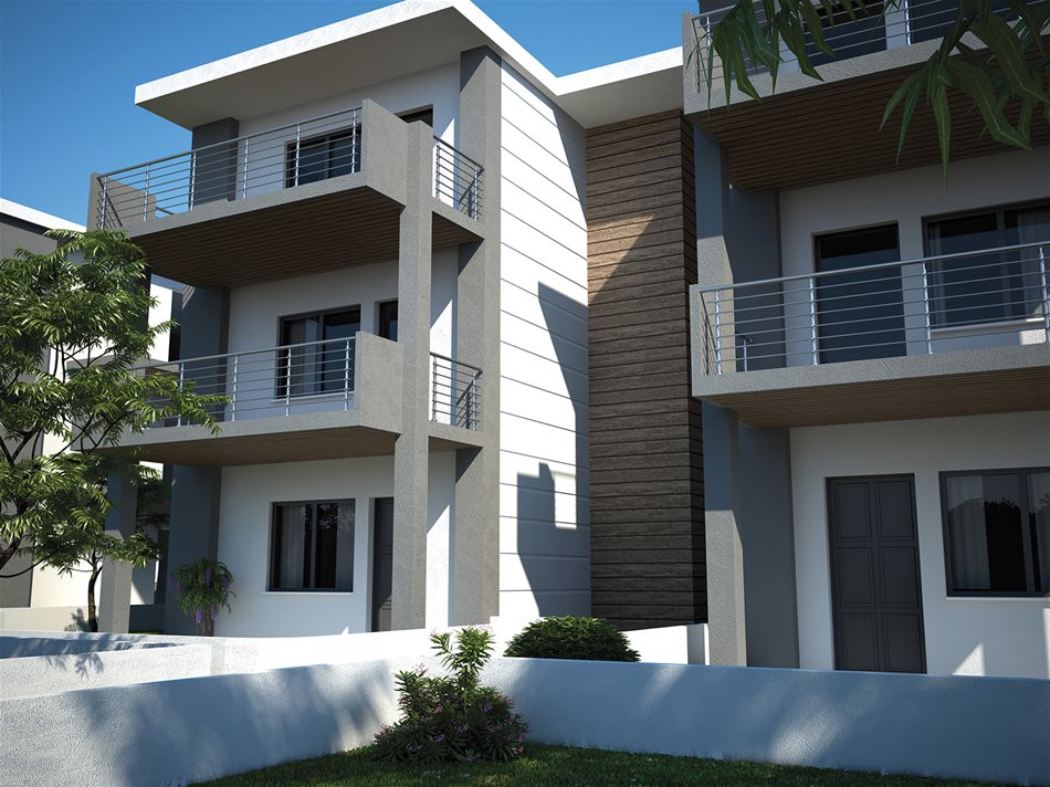 Κάγκελα αλουμινίου Inox Μακεδονική οριζόντιο 6 σειρές προφίλ