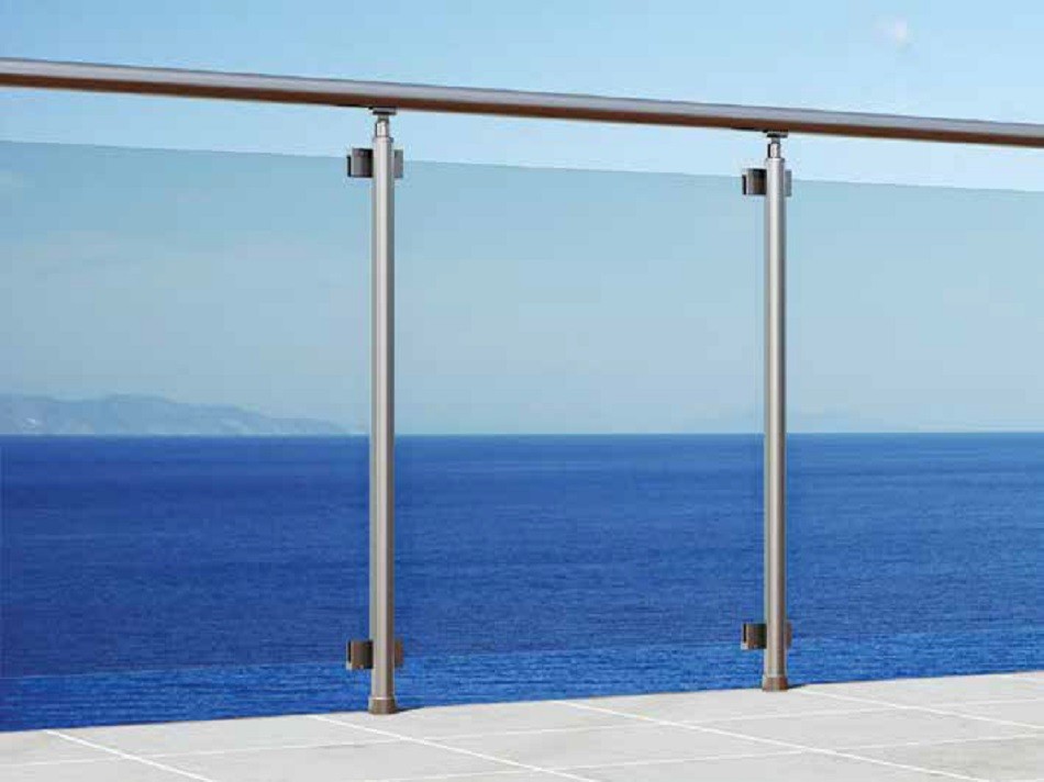 Κάγκελα αλουμινίου Inox F50 Aluminco Max