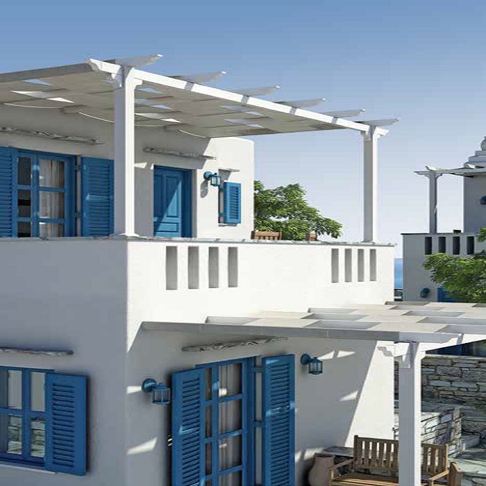 Πέργκολα Classic Aluminco Παραδοσιακή με πανί