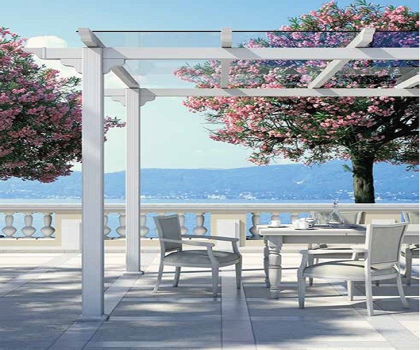 Πέργκολα Classic Aluminco Παραδοσιακή με πολυκαρβονικά φύλλα