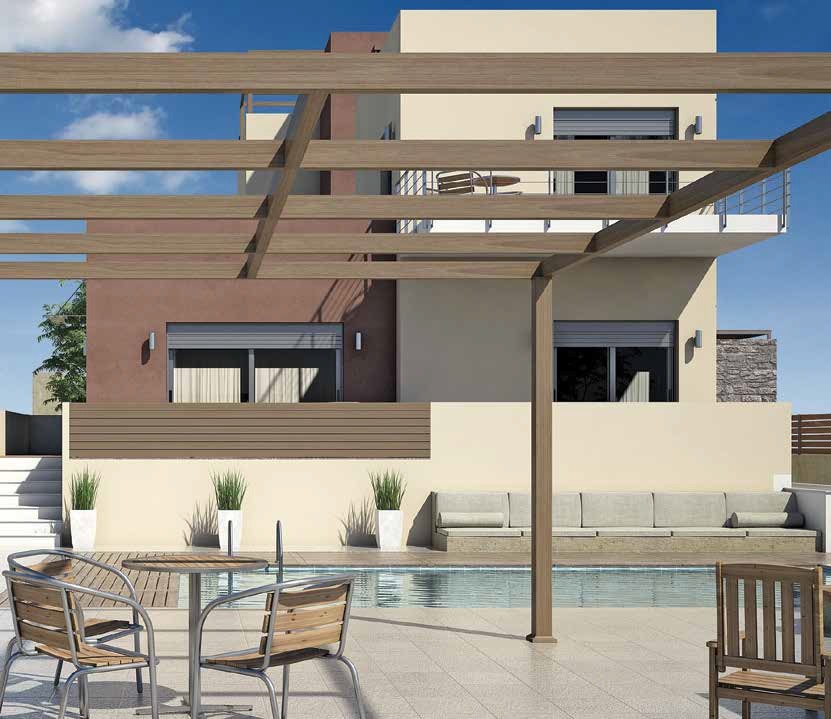 Πέργκολα Modern Aluminco