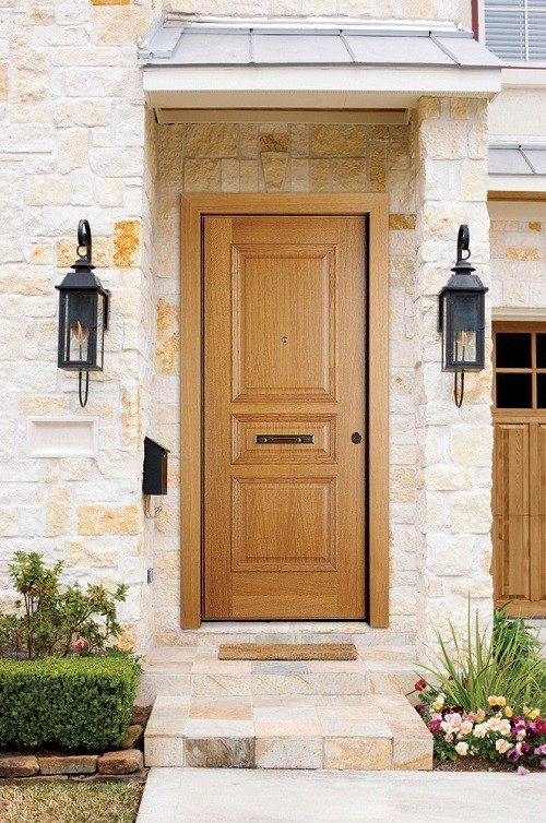 Πόρτα ασφαλείας Golden Door σχέδιο 3 ταμπλάδες