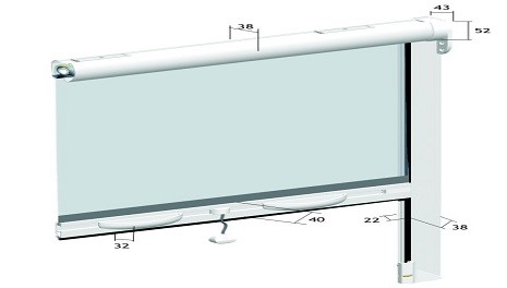 Σίτα κάθετης κίνησης Viomal Apollo 38mm