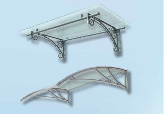 Στέγαστρο εισόδου Aluminco σειρά 292 294