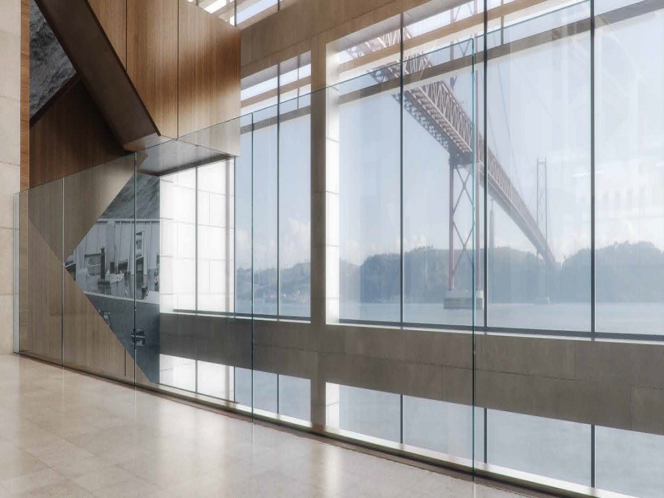 Σύστημα στήριξης υαλοπίνακα Aluminco A20u Line